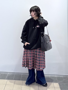 「アイテム（キーホルダー）」を使った、ちさん（レディース・152cm）の冬コーディネート