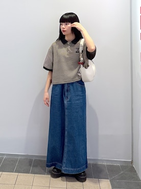 「アイテム（キーホルダー）」を使った、ちさん（レディース・152cm）の夏コーディネート