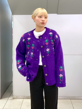 「MILKFED.」｜「アイテム（スウェットパンツ）」を使った、ちさん（レディース・152cm）の冬コーディネート
