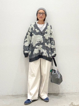 「アイテム（カーディガン/ボレロ）」を使った、hiromiさん（レディース・158cm・40代）の秋コーディネート