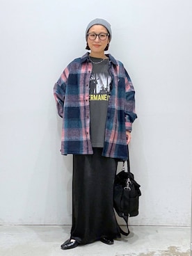 「LAKOLE（ラコレ）のアイテム」を使った、hiromiさん（レディース・158cm）の秋コーディネート