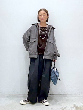 hiromiさん（レディース・158cm・40代）の秋コーディネート