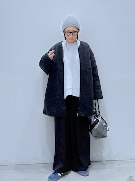 「アイテム（スウェット）」を使った、hiromiさん（レディース・158cm・40代）の秋コーディネート