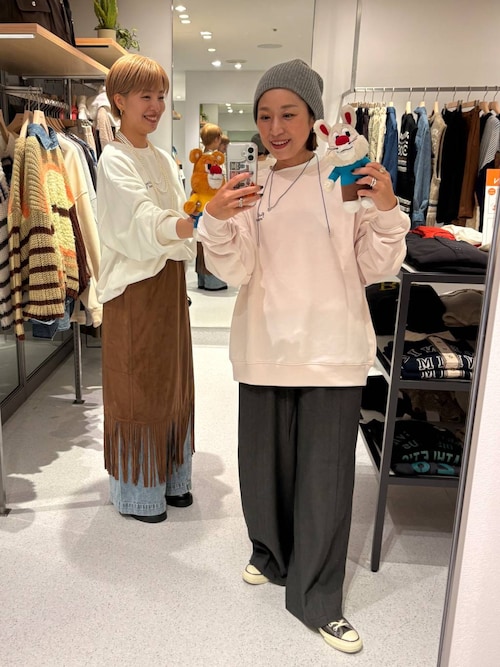 セール】スエードフリンジスカート 581647（スカート）｜LEPSIM