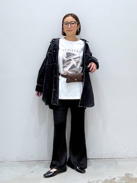 「LAKOLE（ラコレ）のアイテム」を使った、hiromiさん（レディース・158cm）の秋コーディネート