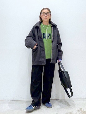 「アイテム（ブルゾン）」を使った、hiromiさん（レディース・158cm・40代）の冬コーディネート