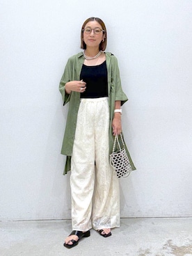 「アイテム（ワンピース/ドレス）」を使った、hiromiさん（レディース・158cm・40代）の夏コーディネート