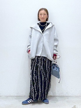 「アイテム（ショルダーバッグ）」を使った、hiromiさん（レディース・158cm・40代）の秋コーディネート