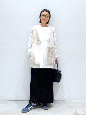 「アイテム（ママ＆ベビー）」を使った、hiromiさん（レディース・158cm）の秋コーディネート