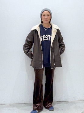 「アイテム（その他アウター）」を使った、hiromiさん（レディース・158cm・40代）の秋コーディネート