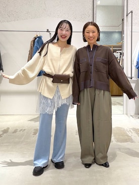 「LAKOLE（ラコレ）のアイテム」を使った、hiromiさん（レディース・158cm）の秋コーディネート