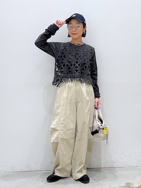 「LAKOLE（ラコレ）のアイテム」を使った、hiromiさん（レディース・158cm）の秋コーディネート
