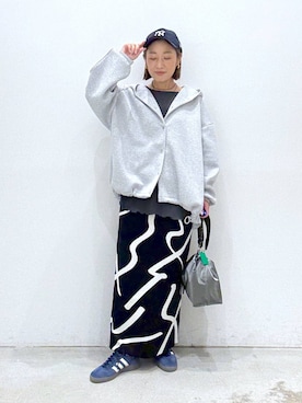 「アイテム（ブルゾン）」を使った、hiromiさん（レディース・158cm・40代）の夏コーディネート