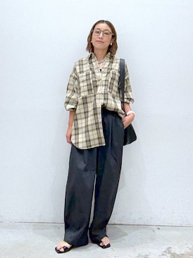 「アイテム（タンクトップ）」を使った、hiromiさん（レディース・158cm・40代）の夏コーディネート