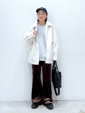 「アイテム（ブルゾン）」を使った、hiromiさん（レディース・158cm・40代）の秋コーディネート