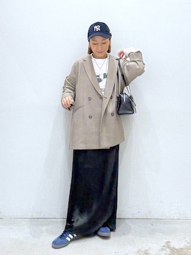 「アイテム（ビューティーグッズ）」を使った、hiromiさん（レディース・158cm）の秋コーディネート