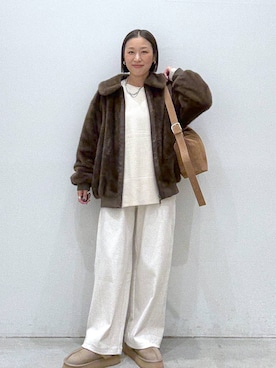 「アイテム（その他シューズ）」を使った、hiromiさん（レディース・158cm・40代）の秋コーディネート