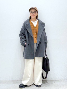 「アイテム（その他アウター）」を使った、hiromiさん（レディース・158cm・40代）の秋コーディネート