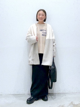 「アイテム（その他アウター）」を使った、hiromiさん（レディース・158cm・40代）の秋コーディネート