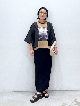 「アイテム（アクセサリー）」を使った、hiromiさん（レディース・158cm・40代）の夏コーディネート