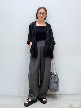 「LEPSIM（レプシィム）のアイテム」を使った、hiromiさん（レディース・158cm）の春コーディネート