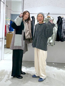 「LEPSIM（レプシィム）のストレッチサテンスカート　497324（スカート）」を使った、hiromiさん（レディース・158cm）の秋コーディネート