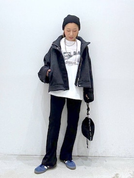 「アイテム（ジャケット/アウター）」を使った、hiromiさん（レディース・158cm・40代）の秋コーディネート