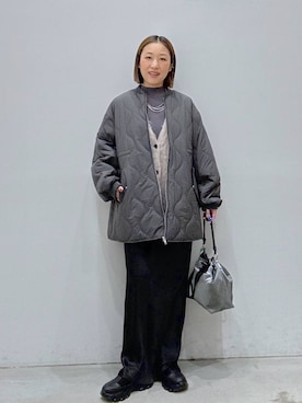 「アイテム（スカート）」を使った、hiromiさん（レディース・158cm・40代）の秋コーディネート