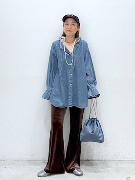 「キャップ」｜hiromiさん（レディース・158cm・40代）の秋コーディネート