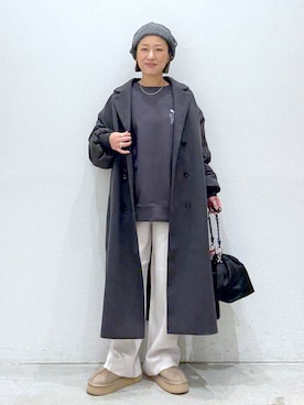 「アイテム（その他アウター）」を使った、hiromiさん（レディース・158cm・40代）の秋コーディネート