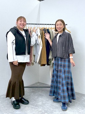 「アイテム（ブルゾン）」を使った、hiromiさん（レディース・158cm・40代）の夏コーディネート