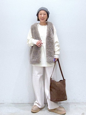 「アイテム（その他シューズ）」を使った、hiromiさん（レディース・158cm・40代）の秋コーディネート