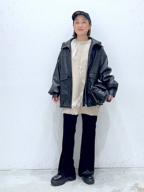 【新品タグ付き完売品】　LEPSIM ドロストフーディブルゾン　ブラック LEPSIM（レプシィム）の「ドロストフーディブルゾン（）」 - WEAR