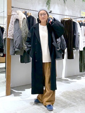 「アイテム（その他アウター）」を使った、hiromiさん（レディース・158cm・40代）の秋コーディネート