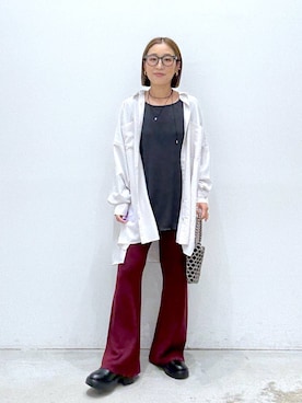 「アイテム（ネックレス）」を使った、hiromiさん（レディース・158cm・40代）の夏コーディネート