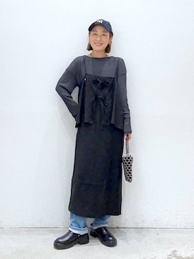 「アイテム（ワンピース/ドレス）」を使った、hiromiさん（レディース・158cm・40代）の夏コーディネート