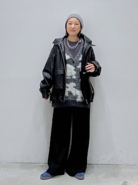 「アイテム（カーディガン/ボレロ）」を使った、hiromiさん（レディース・158cm・40代）の秋コーディネート