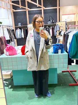 「アイテム（雑貨/ホビー）」を使った、hiromiさん（レディース・158cm）の秋コーディネート