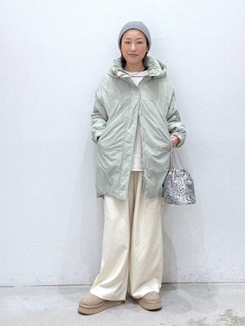「アイテム（その他アウター）」を使った、hiromiさん（レディース・158cm・40代）の冬コーディネート