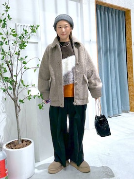 「LEPSIM」｜hiromiさん（レディース・158cm）の冬コーディネート