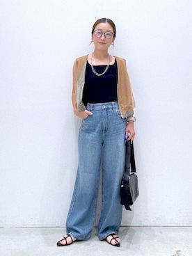 「アイテム（その他アウター）」を使った、hiromiさん（レディース・158cm・40代）の夏コーディネート