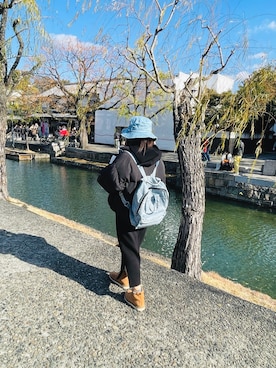 「suicoke（スイコック）のアイテム」を使った、a.さん（レディース・160cm）の冬コーディネート