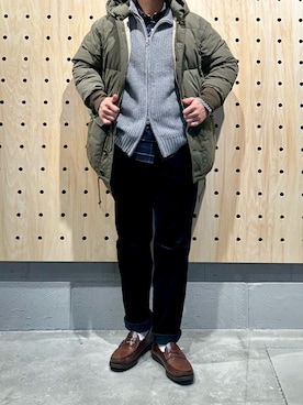 「Eddie Bauer（エディーバウアー）のアイテム（ジャケット/アウター）」を使った、エディバウアー吉祥寺さん（メンズ・171cm）の秋コーディネート