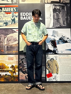 「Eddie Bauer（エディーバウアー）のアイテム」を使った、エディバウアー吉祥寺さん（メンズ・171cm）の夏コーディネート