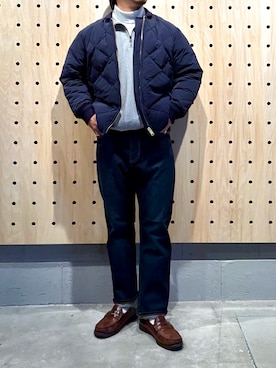 「Eddie Bauer（エディーバウアー）のアイテム（ジャケット/アウター）」を使った、エディバウアー吉祥寺さん（メンズ・171cm）の秋コーディネート