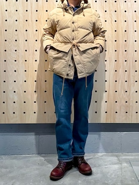 「Eddie Bauer（エディーバウアー）のアイテム（ジャケット/アウター）」を使った、エディバウアー吉祥寺さん（メンズ・171cm）の秋コーディネート