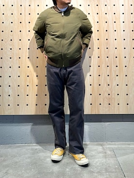 「Eddie Bauer（エディーバウアー）のアイテム（ジャケット/アウター）」を使った、エディバウアー吉祥寺さん（メンズ・171cm）の秋コーディネート