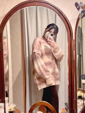 「GRL（グレイル）のセンターピンタックフレアパンツ（その他パンツ）」を使った、panchanᙏ̤̫͚さん（レディース・161cm）の秋コーディネート
