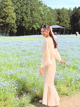 「Meiru（メイル）のアイテム」を使った、panchanᙏ̤̫͚さん（レディース・162cm）の春コーディネート