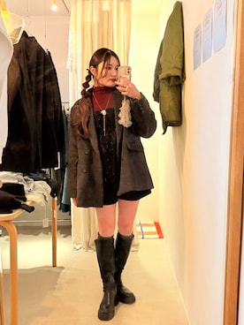 panchanᙏ̤̫͚さん(レディース・162cm)の冬コーディネート